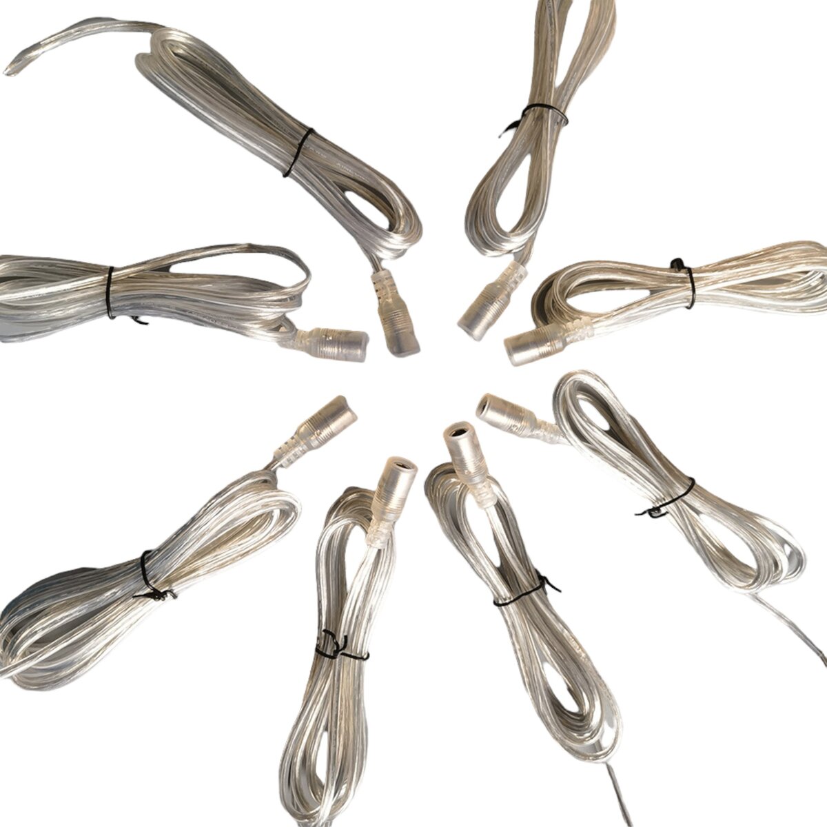 Cable conexión 2 Pinx0,5mm, Hembra IP20, 50cm, transparente - Imagen 2