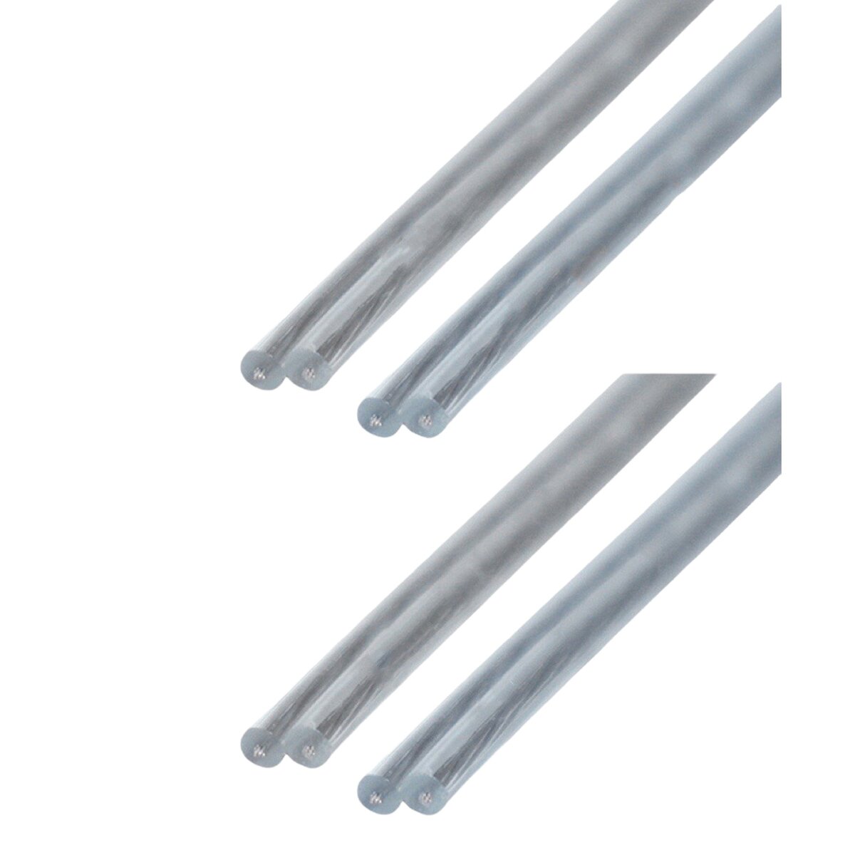 Cable paralelo transparente 2*0.5MM² de 1M - Imagen 2