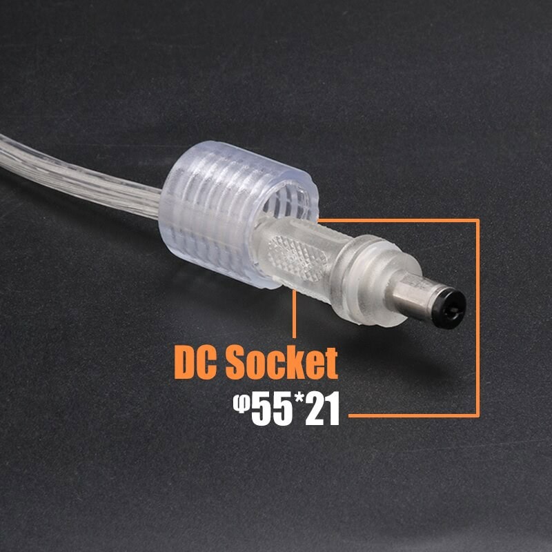 Cable conexión 2 Pinx0,5mm, 100cm, IP68, transparente - Imagen 2